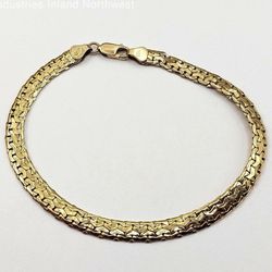 14k Gold Bracelet 5mm 