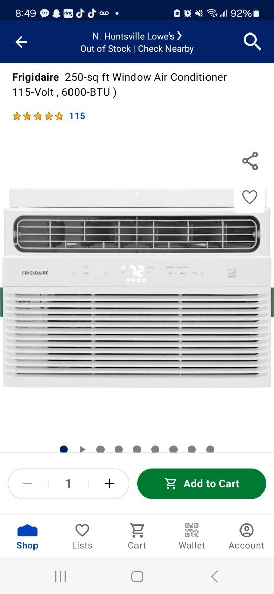 Window Unit A/C
