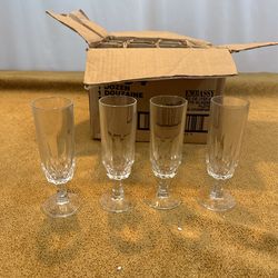 Libbey Embassy 4 1/2 oz Flute Glasses Set of 12