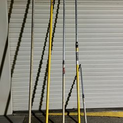 Adjustable painting extension poles