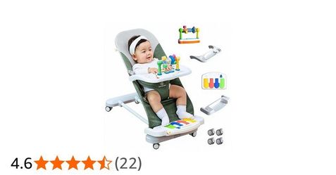 Baby Bouncer 4-in-1 with Wheels,
