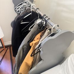 Wood Kids Clothing Rack 