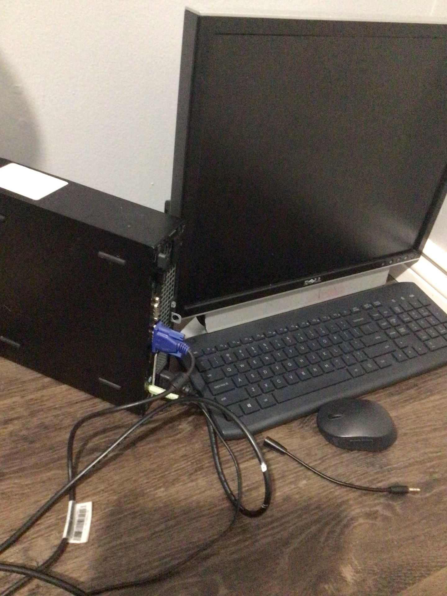 small desktop computer with everything 