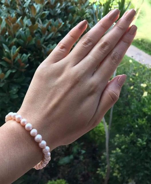 Natural pearl bracelet/ Brazalete de perla Natural