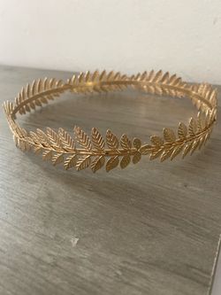 Gold Leaf Crown Headband