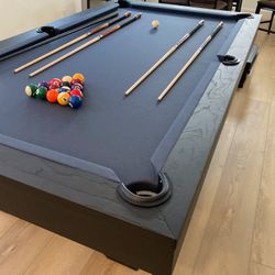 NEW Pool Table Can Deliver ( Available Dining Table Top ) Install Billiard Tables 8 Or7 Foot