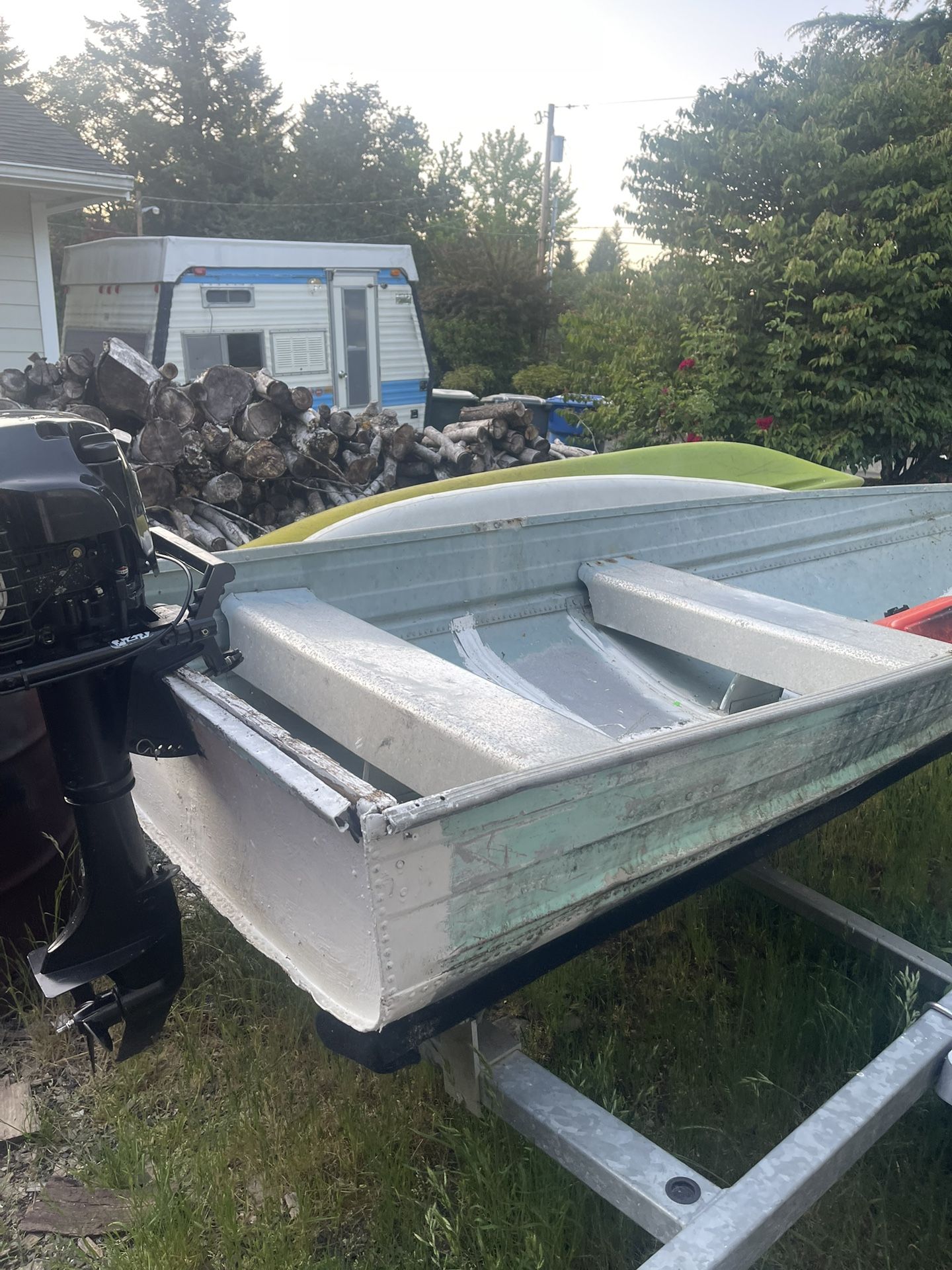 Small Boat With Motor