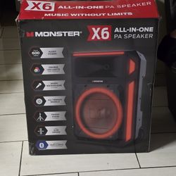 Monster X6 Speaker 