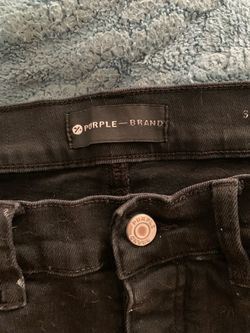 Purple Brand Black Denim Jeans give me a price