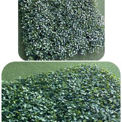 premium artificial hedge 20”x20” wall drop ivy wall