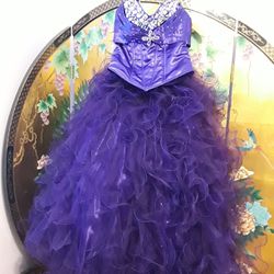 New purple quinceanera dress