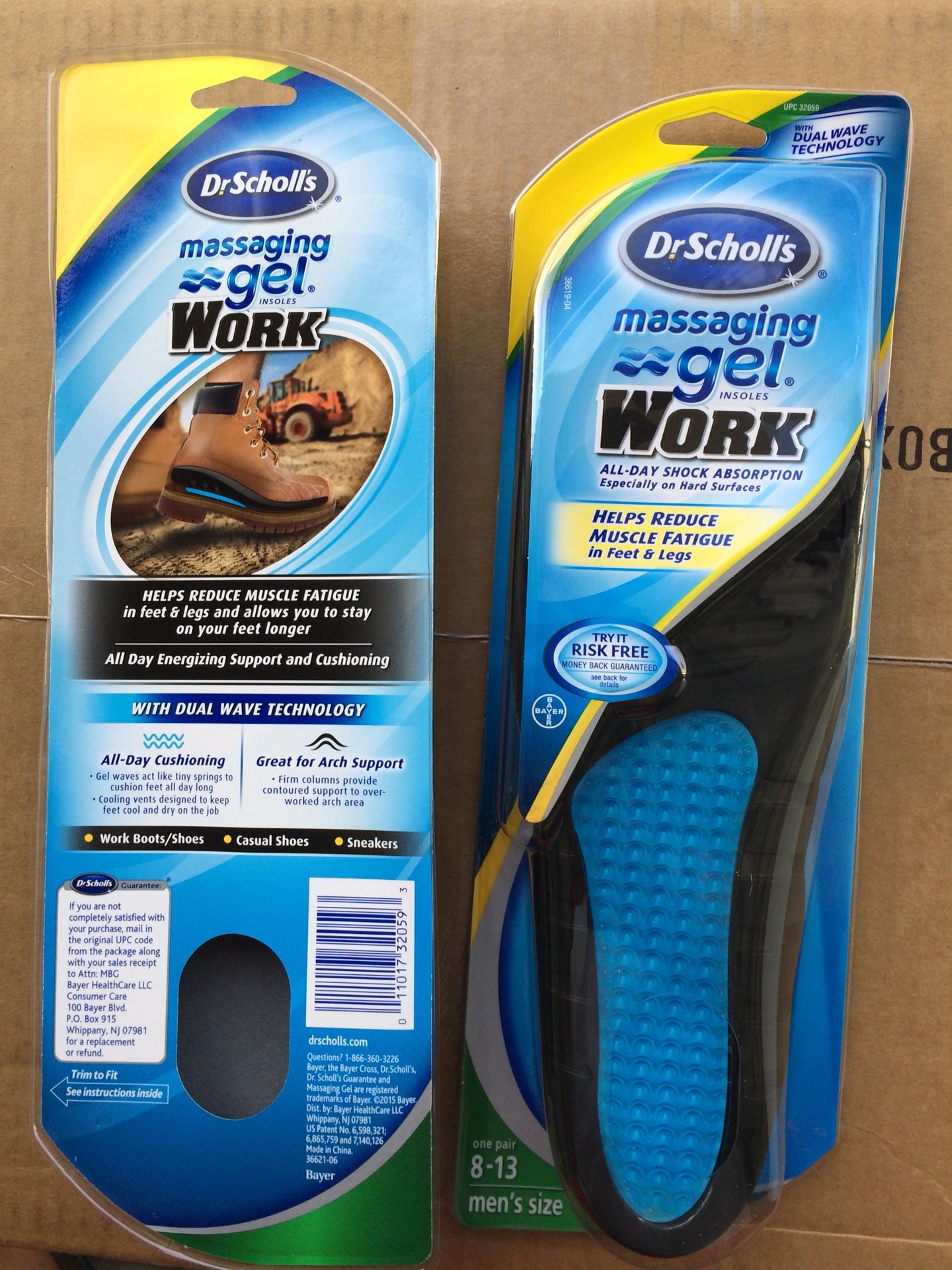 Work shoes/boots INSOLES