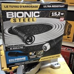 BIONIC STEEL GARDEN HOSE 50FT HEAVY-DUTY 