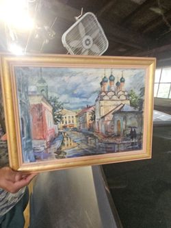 Pair of Original Russian Oil Paintings