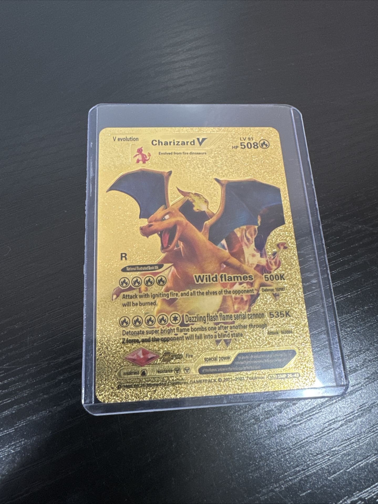 Pokemon Charizard V Gold Foil Card Lot 11 Cards with 1 grain Silver on each  card - magambanetwork.com