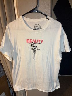 CVLA Beauty in Resilience graphic white tee -Large