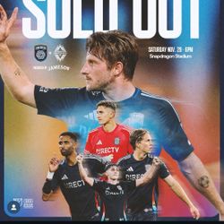 SDFC VS VANCOUVER $150 Each. /   11/29    / 6pm 