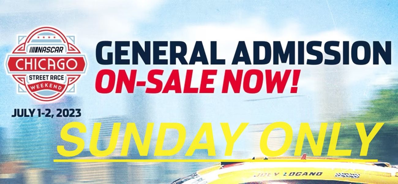 NASCAR CHICAGO 2024 GENERAL ADMISSION WRISTBANDS!