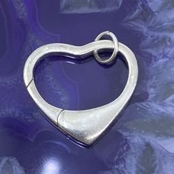 $100 Silver Heart Charm Pendant