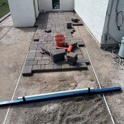 Sale BBQ Concrete block PAVERS and firepace