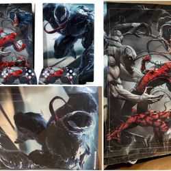PS5 Spider-Man- Venom Sticker For Console 