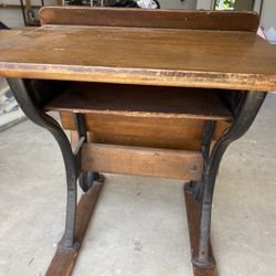 Antique Children's school desk