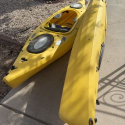 2 Equinox 10.4 Kayaks with Paddles