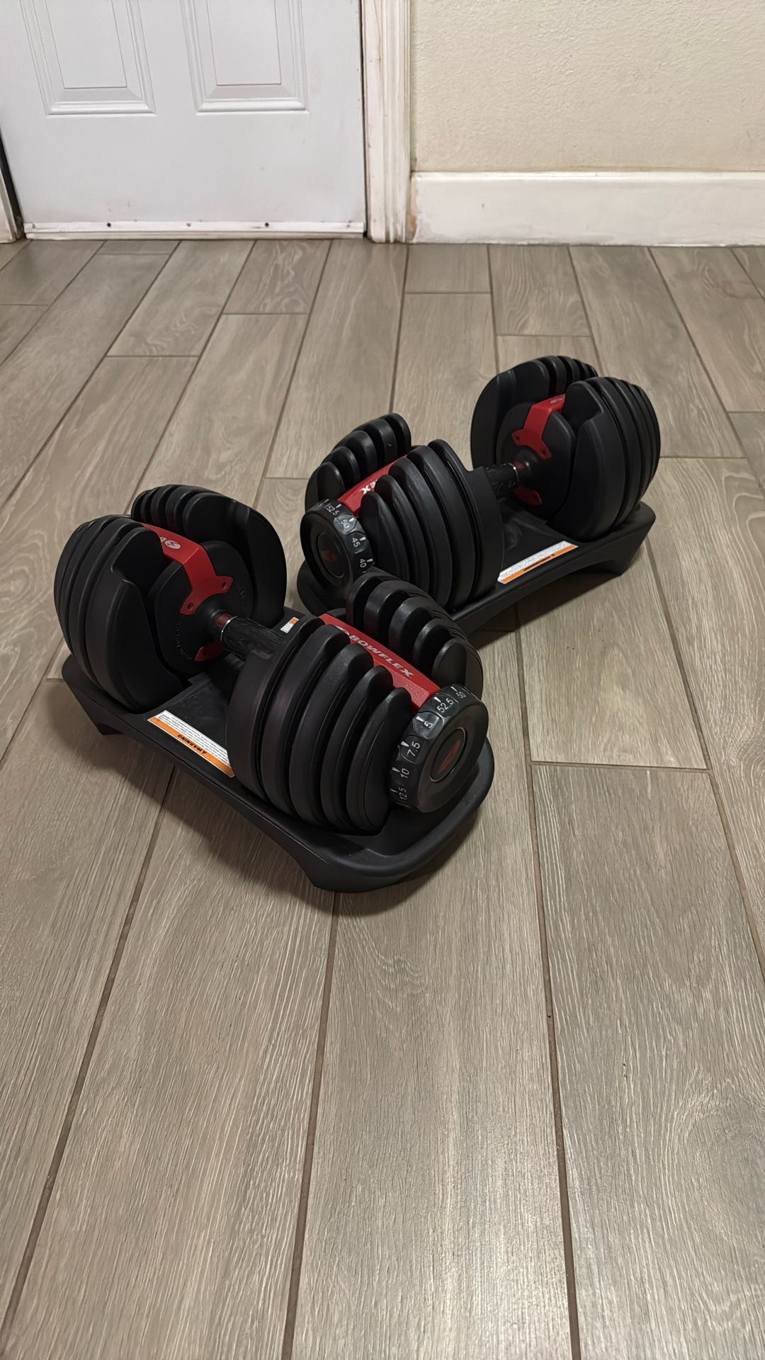 Bowflex dumbbells