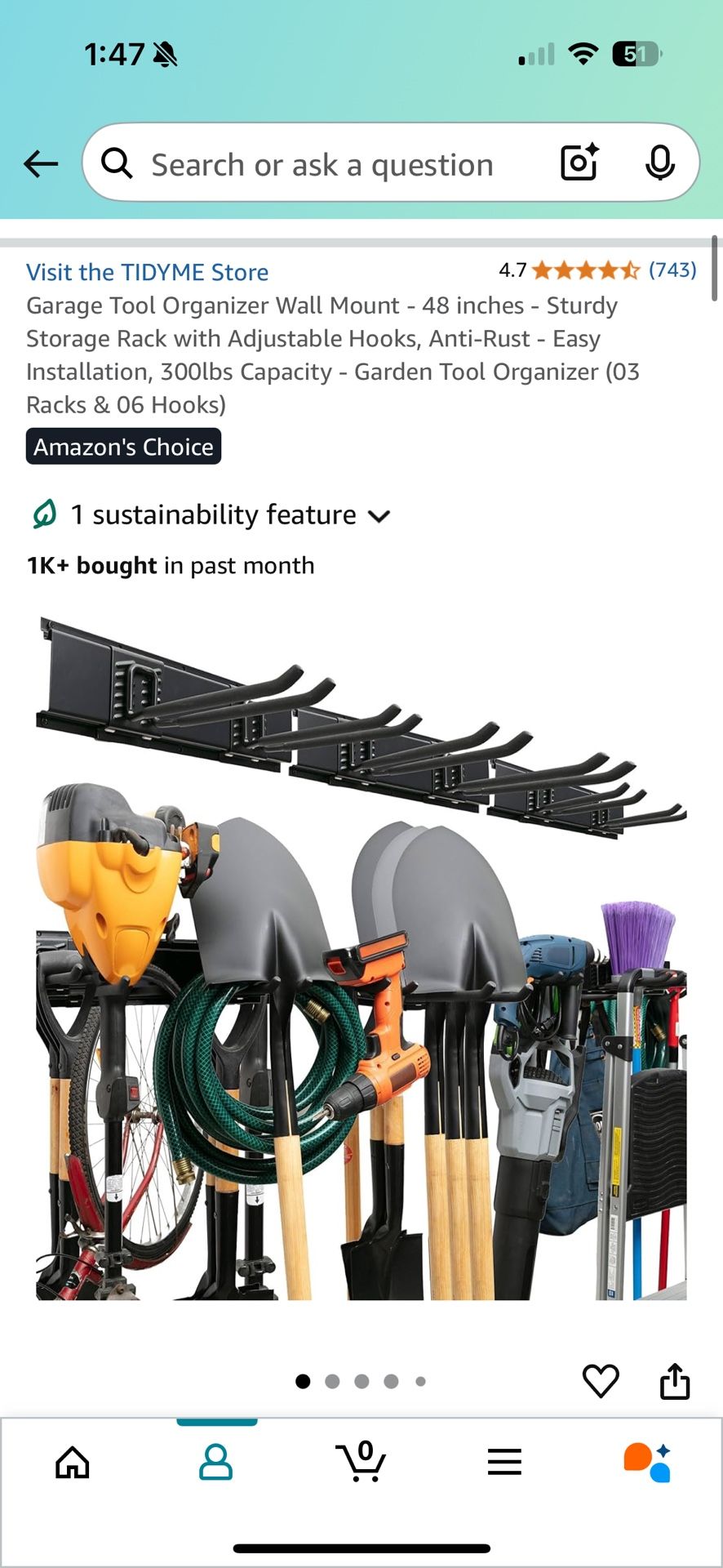 Garage Tool Rack