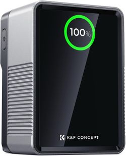 K&F CONCEPT V Mount Battery 99Wh with PD100W Fast Charging 14.8V/6700mAh