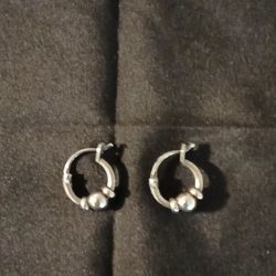 Child's Sterling Silver Earrings 