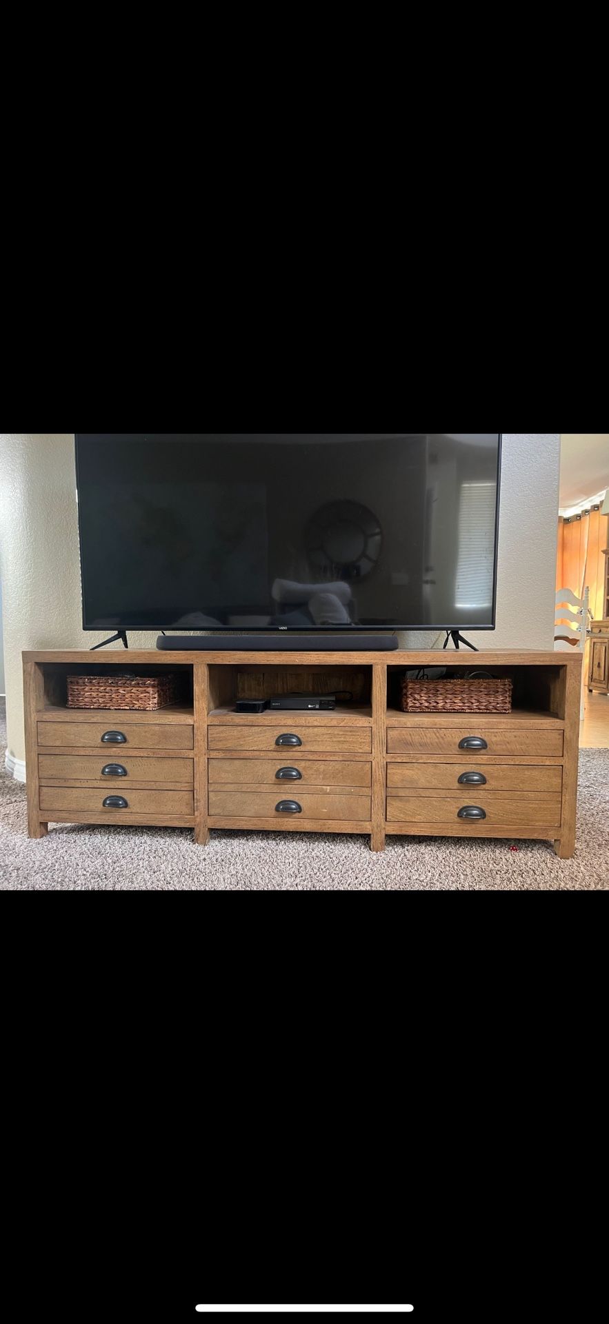 Mango Wood TV Console