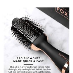 FoxyBAE Hair Brush Straightener 