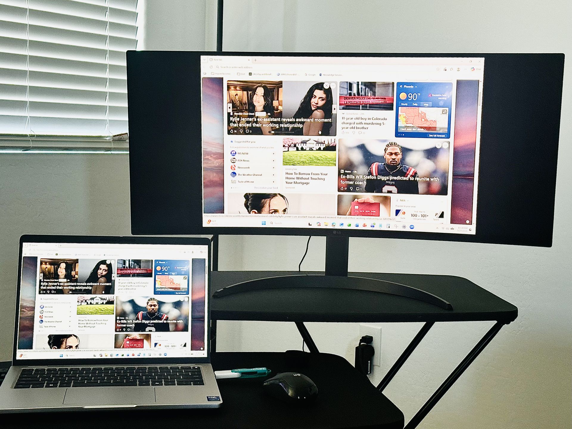 LG 34” inch curved Monitor for sale.