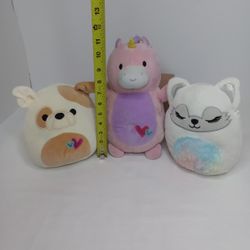 Kellytoy Squishmallow Plush Stuffed Animal Lot 8" & 12"