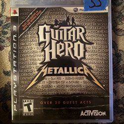 Guitar hero Metallica PS3