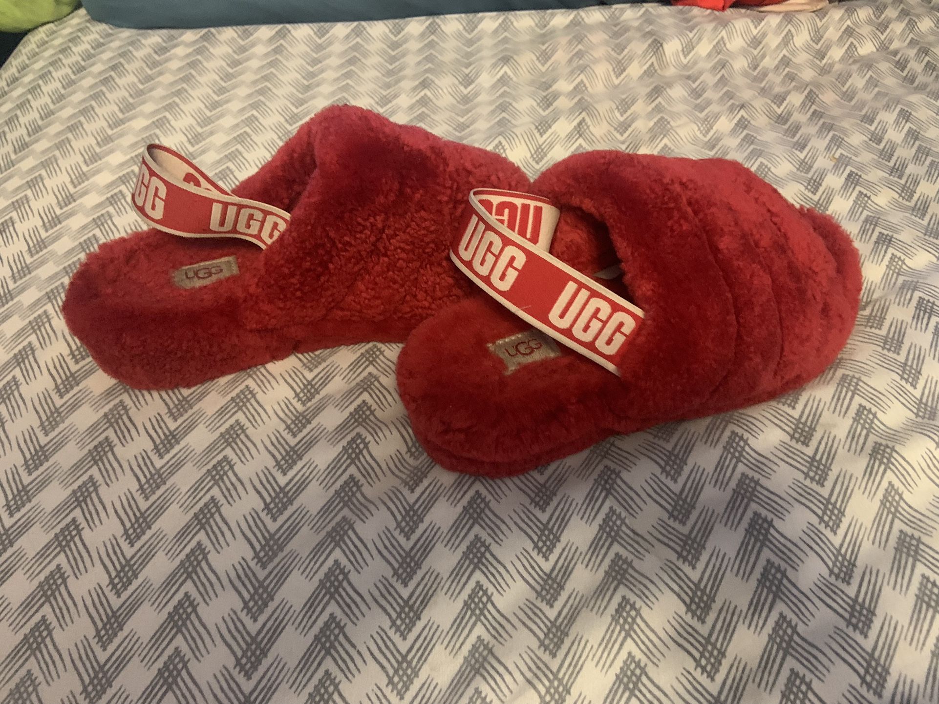 Womens UGG Fluff Yeah Slide Sandal