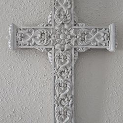 Decorative Reinforced CONCRETE Wall Cross