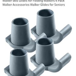 New In Package. Set of 4 FOLDABLE WALKER SKI GLIDES. GREAT ITEM TO HAVE 