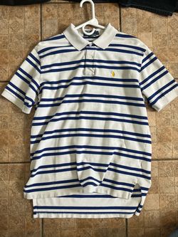 Striped Blue Ralph Lauren Polo