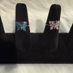 925 Silver Butterfly 🦋 Rings