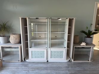 Beautiful Cabinet , Hutch, entertainment TV and end tables