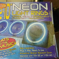 Neon Speaker Light Rings