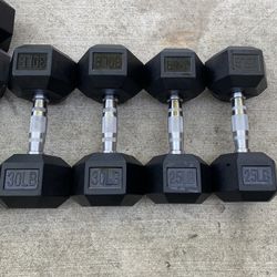 Weights Dumbell Set For Sale 2x25, 2x30,s. 