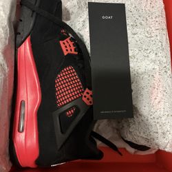 Jordan 4 Red Thunders 