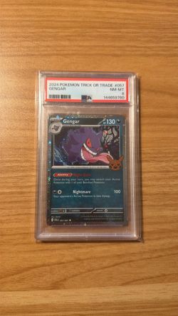 2024 Pokemon trick or trade Gengar PSA 8
