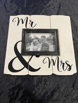 Mr & Mrs Picture Frame