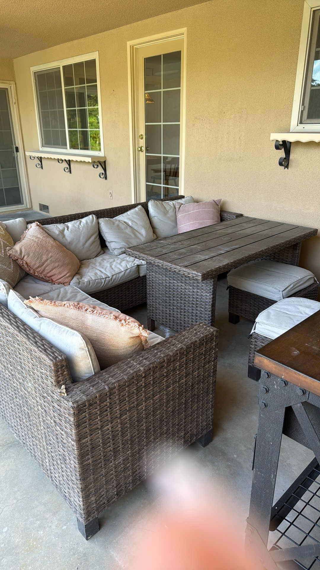 Outdoor Couch & Table
