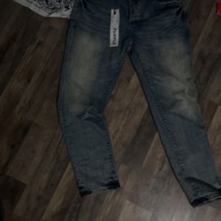 Size 38 Purple Jeans Denim Fit 