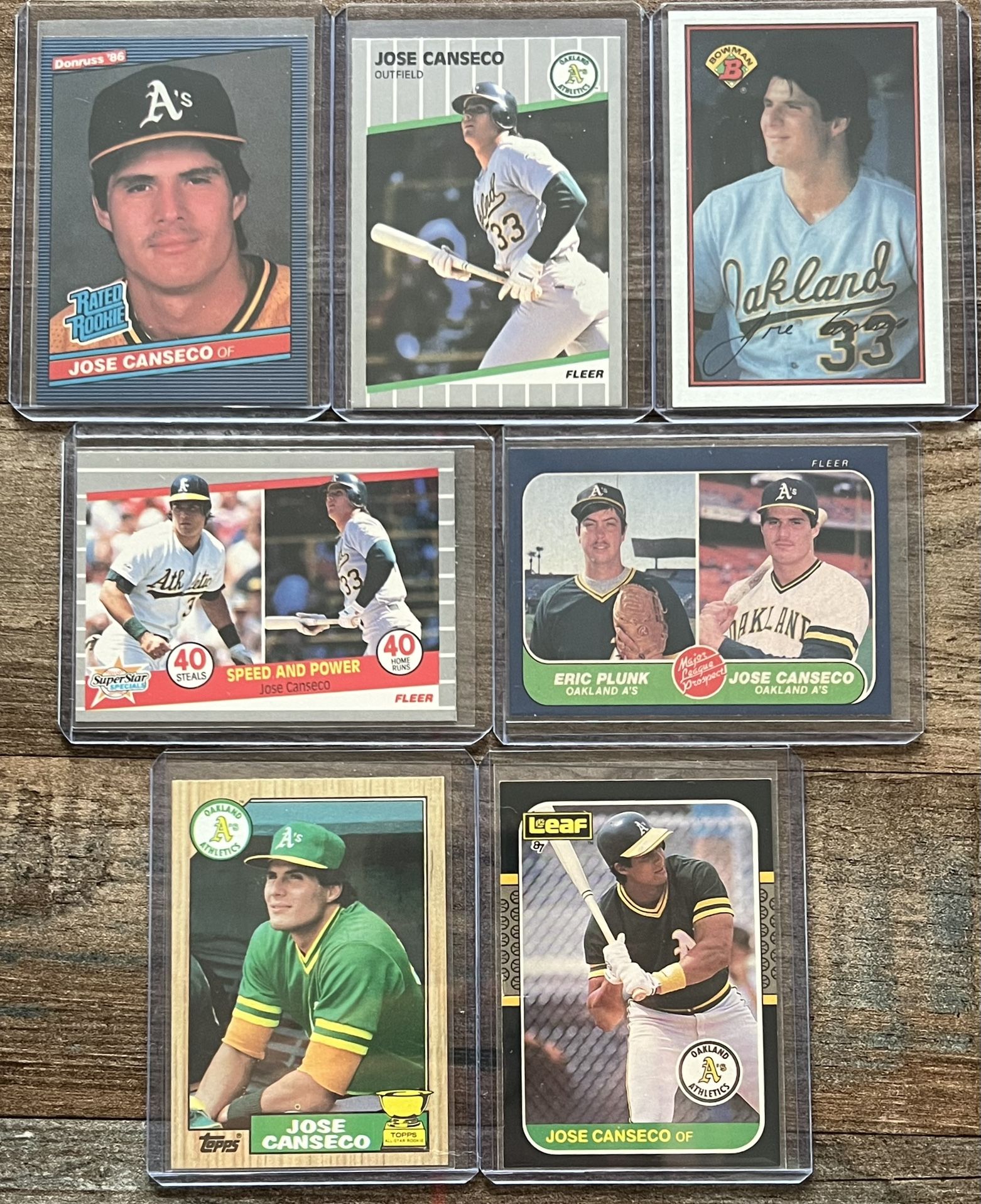 Big Bash Brother Canseco RC Baseball Card Bundle